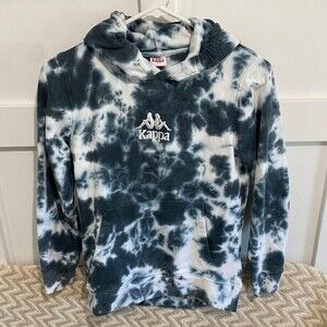 Kappa Kids Tie Dye Logo Hoodie Sweatshirt